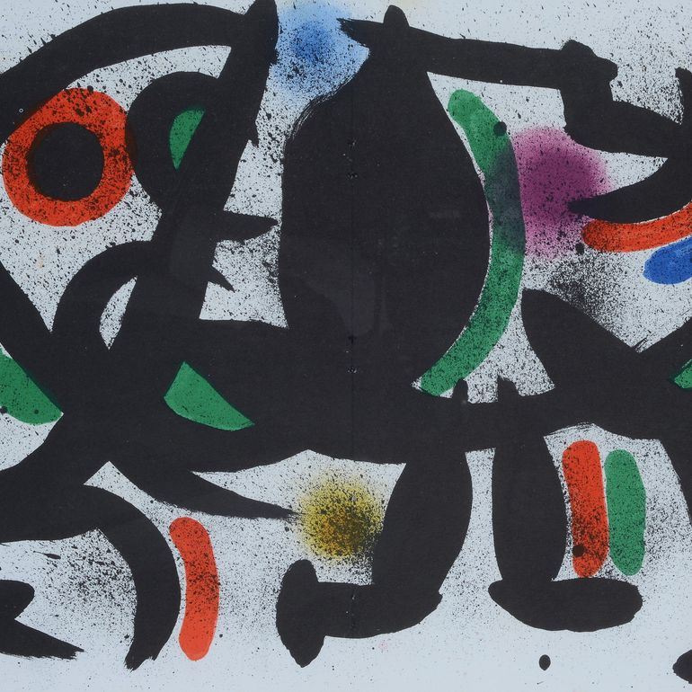 D'apres Joan Miró - Composizione