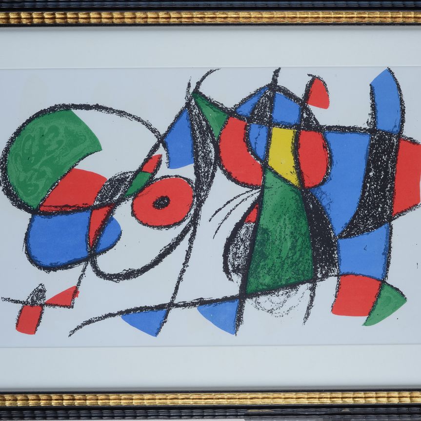 D'apres Joan Miró - Lithographie originale (VIII), litografia