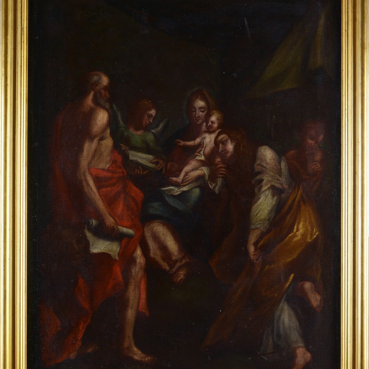 Anonimo, XVIII Sec. - Madonna di San Girolamo (da Correggio)