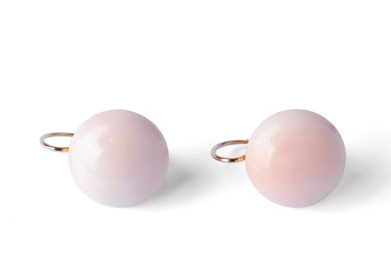 Orecchini in Corallo Rosa a Monachella