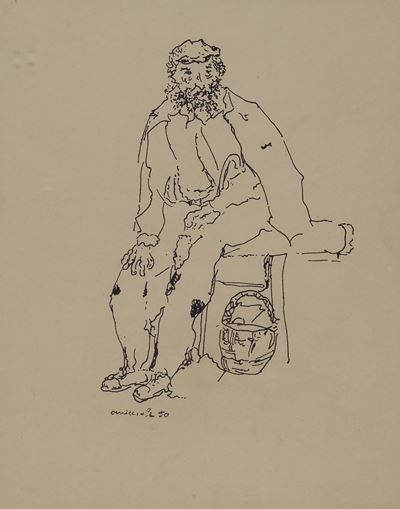 Uomo Seduto