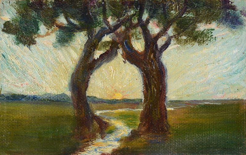 Anonimo, XX Sec. - Alberi