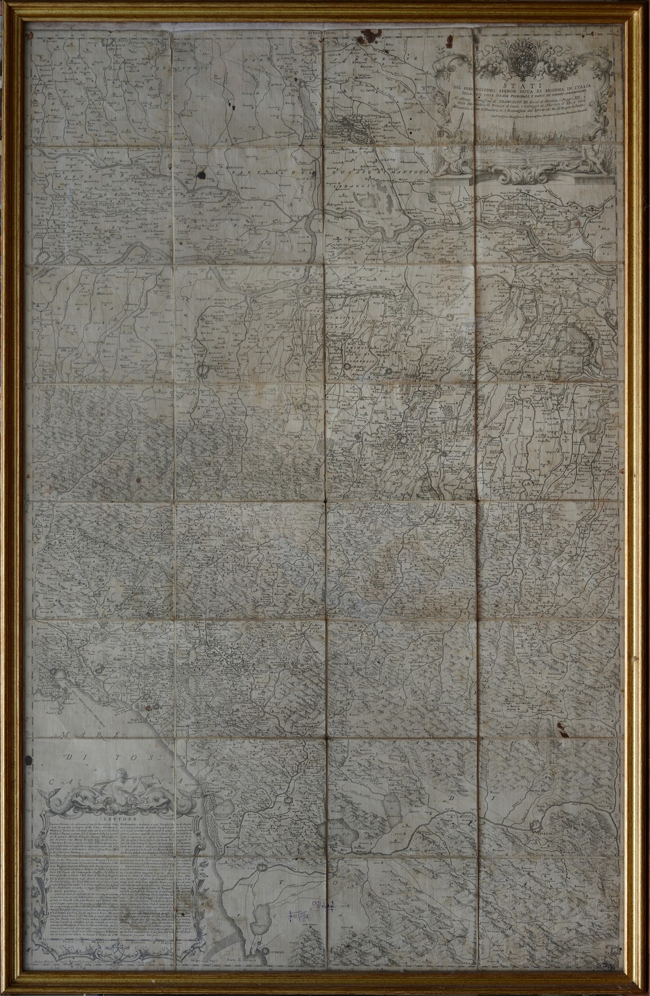 Lotto Composto da Antiche Cartine Geografiche
