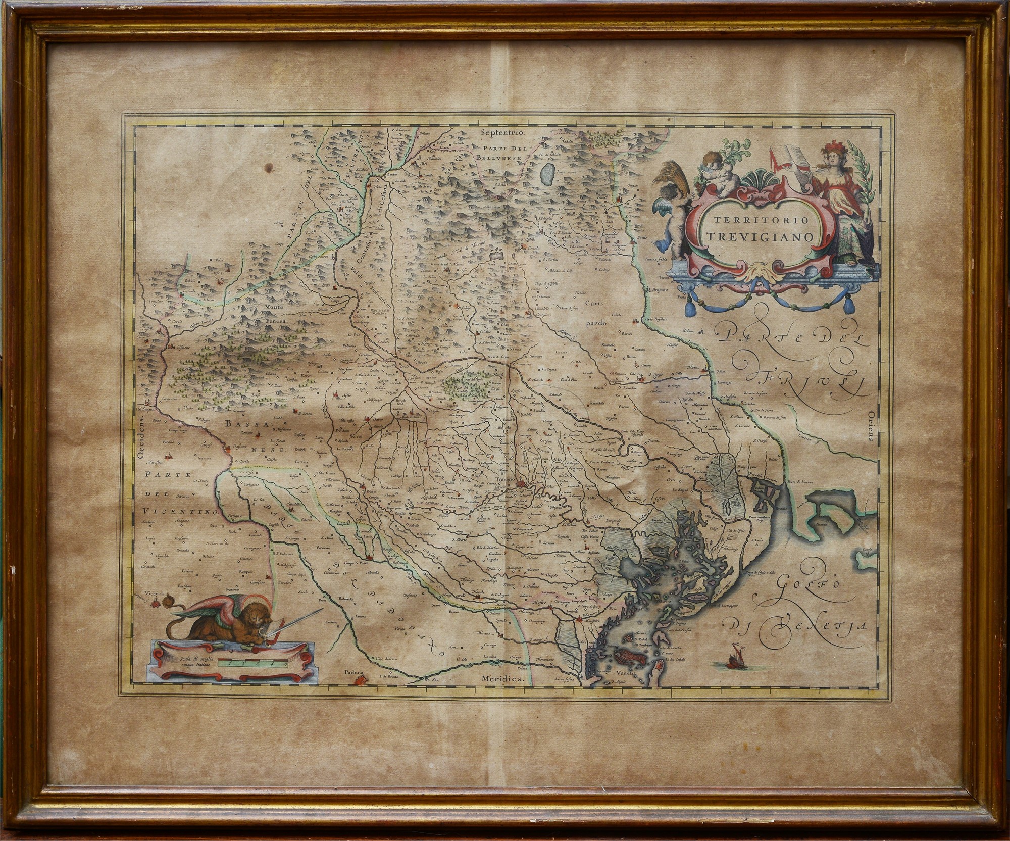 Lotto Composto da Antiche Cartine Geografiche