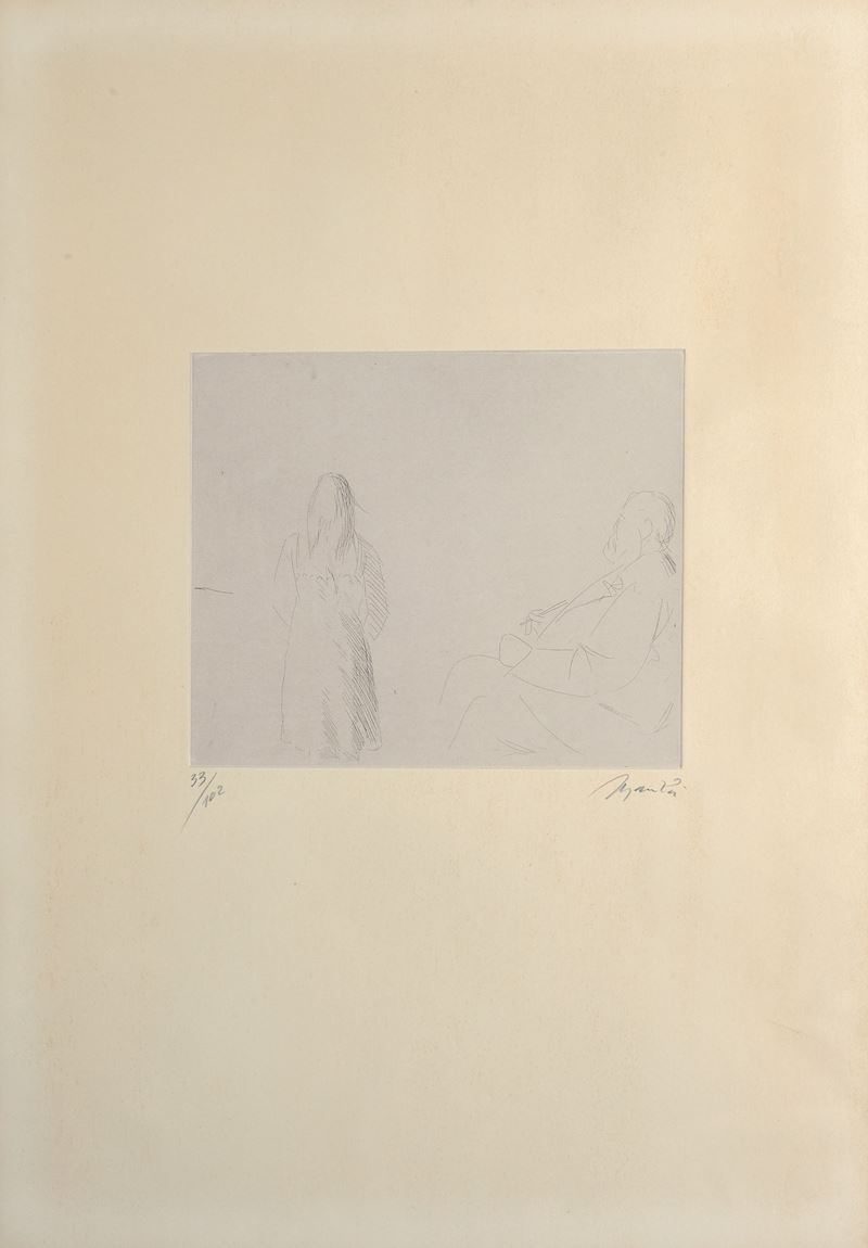 Giacomo Manzù - Il Pittore e la Modella