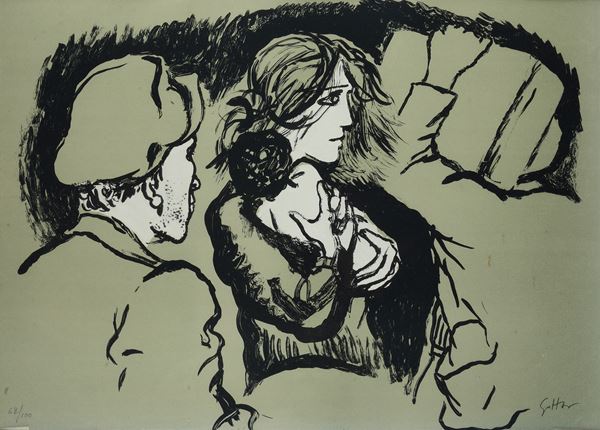 Renato Guttuso - Madre e figlio