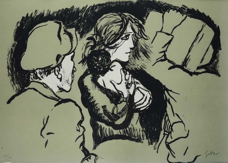Renato Guttuso - Madre e Figlio