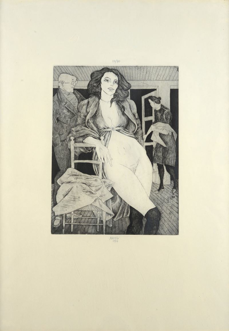 Gabriele Mucchi - Nudo di Donne e Figure