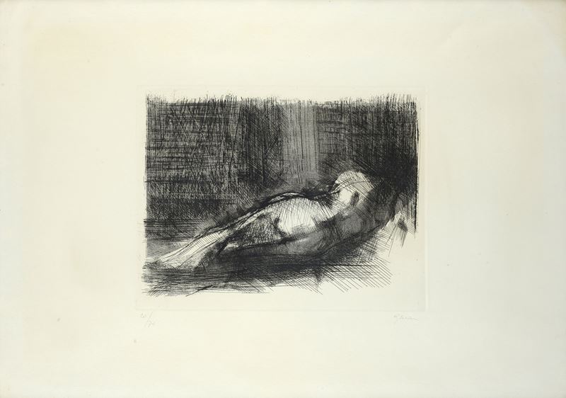 Giuseppe Zigaina - Nudo Disteso