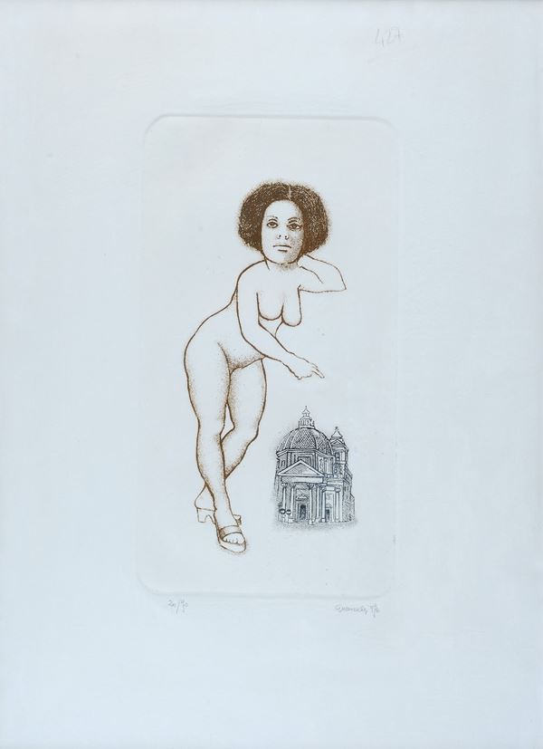 Giuseppe Guerreschi - Nudo femminile