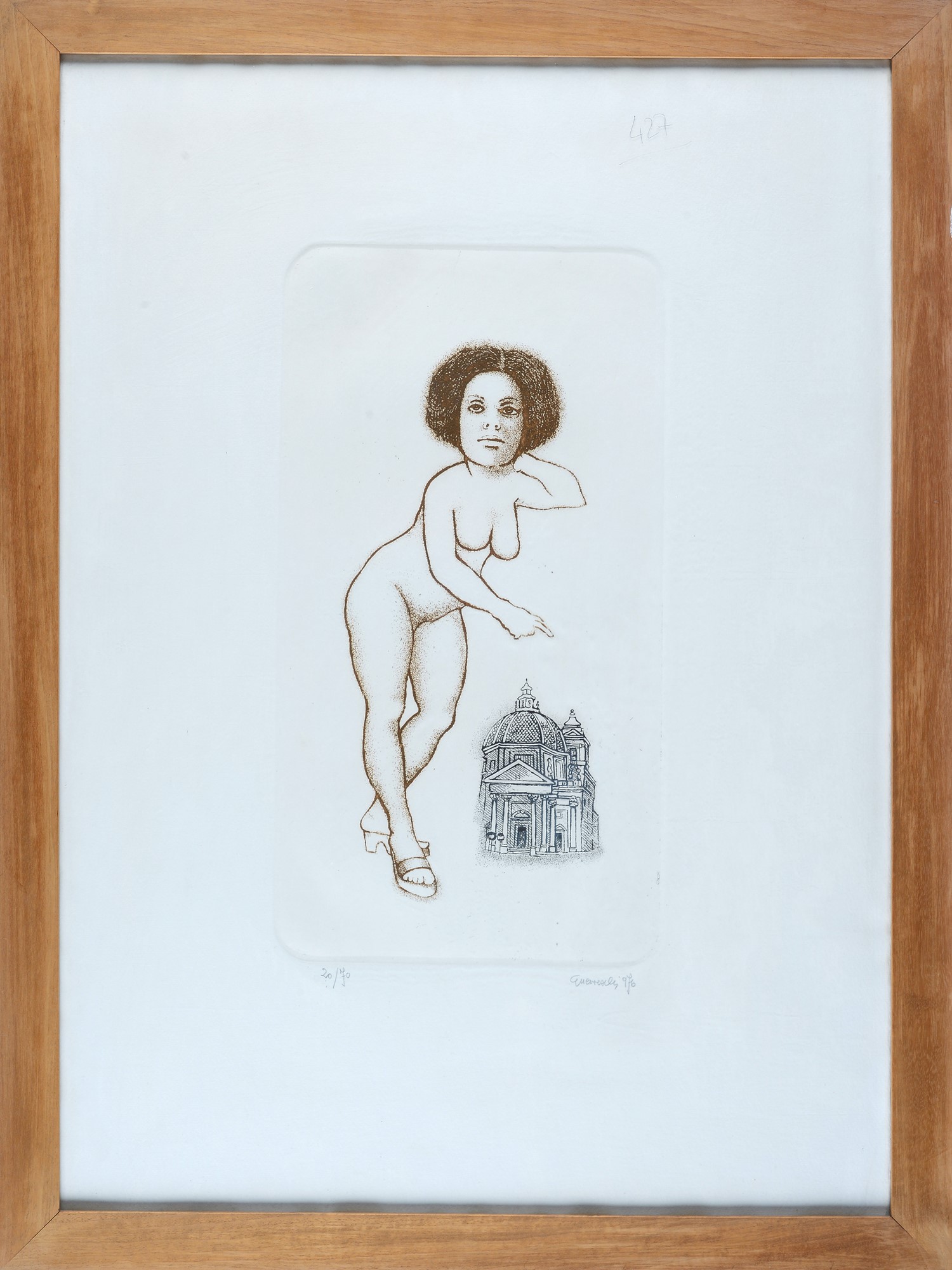 Giuseppe Guerreschi - Nudo Femminile