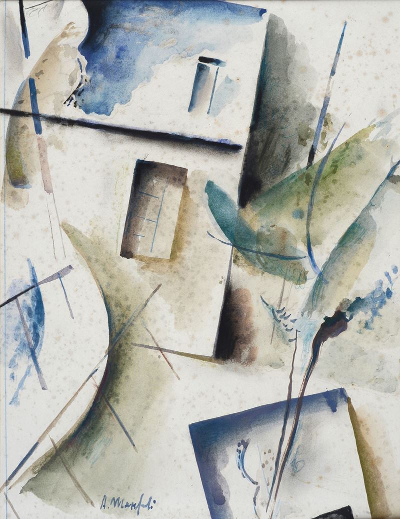 Alberto Manfredi - Casa con Albero
