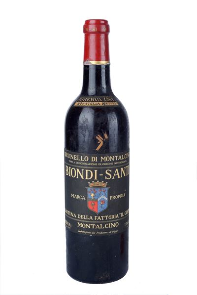 Brunello Biondi Santi Riserva 1961