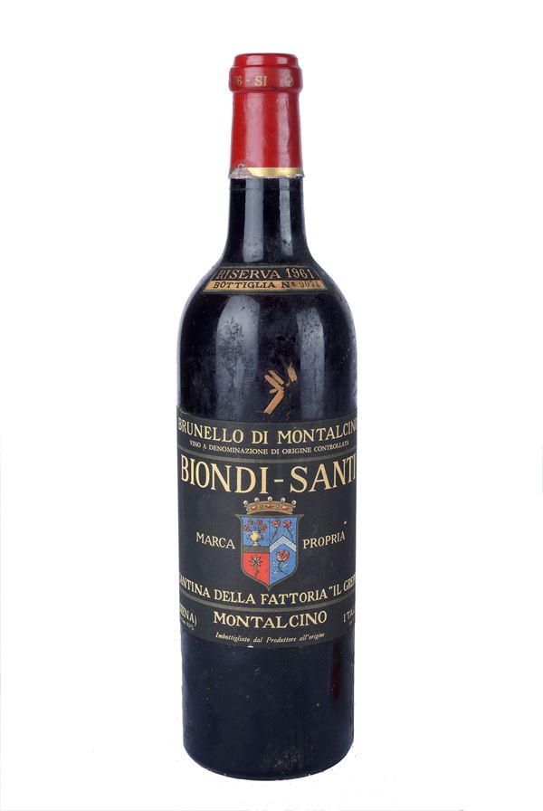 Brunello Biondi Santi Riserva 1961