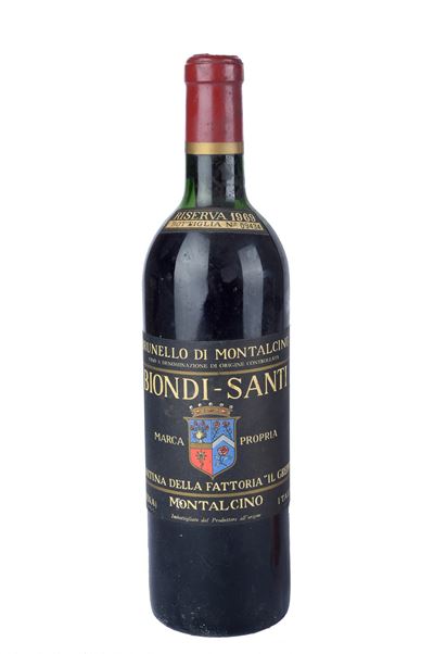 Brunello Biondi Santi Riserva 1969