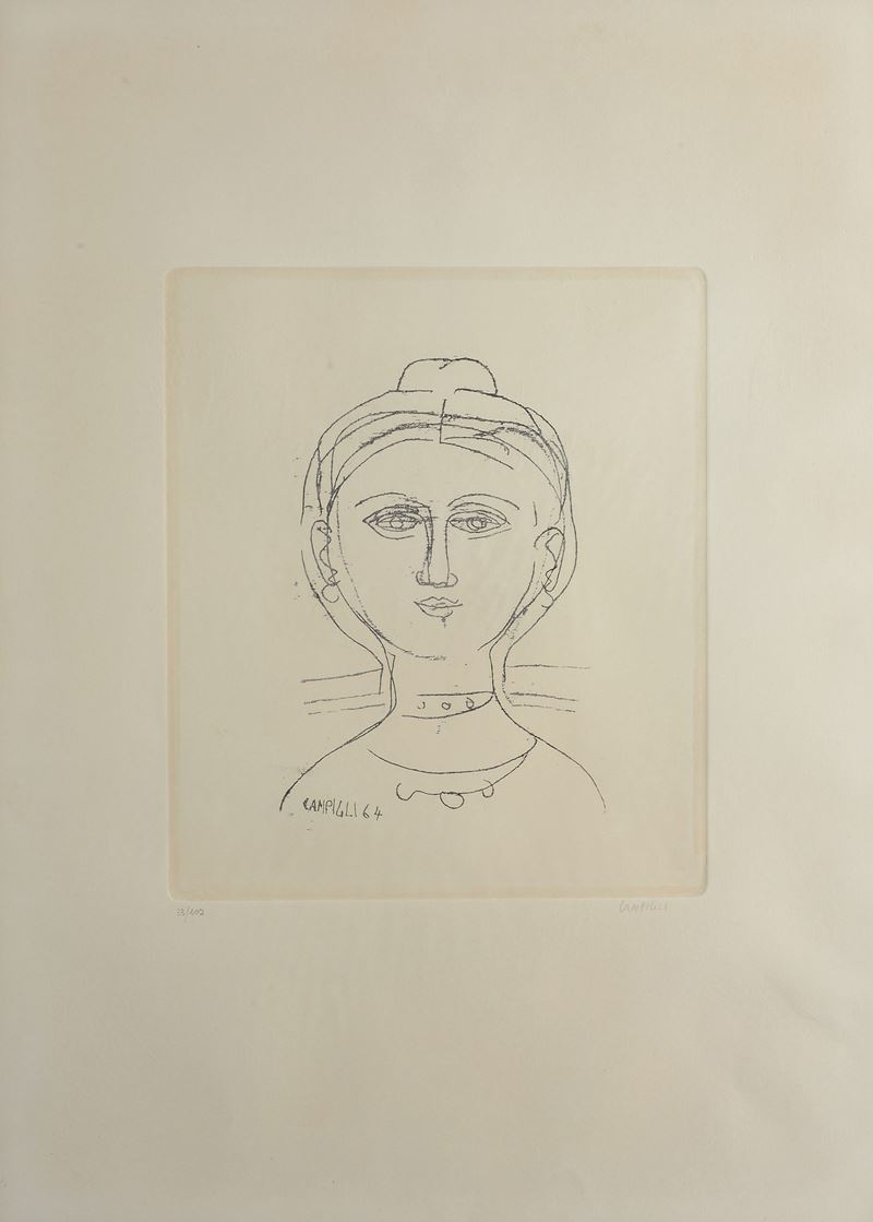 Massimo Campigli - Volto