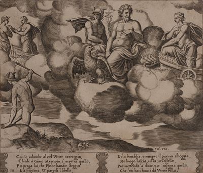 Venere Chiedere Vendetta a Giove e Mercurio
