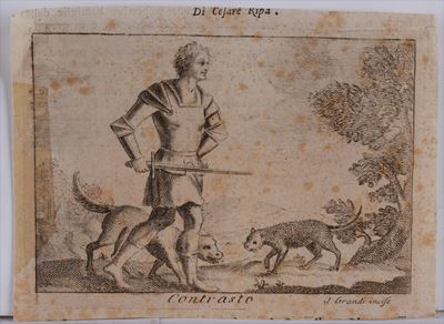 Contrasto: Uomo con Spada e Animali Selvatici