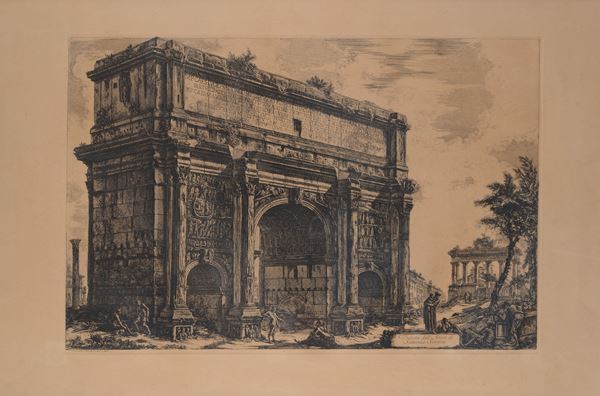 Giovanni Battista Piranesi - L'Arco di Settimio Severo