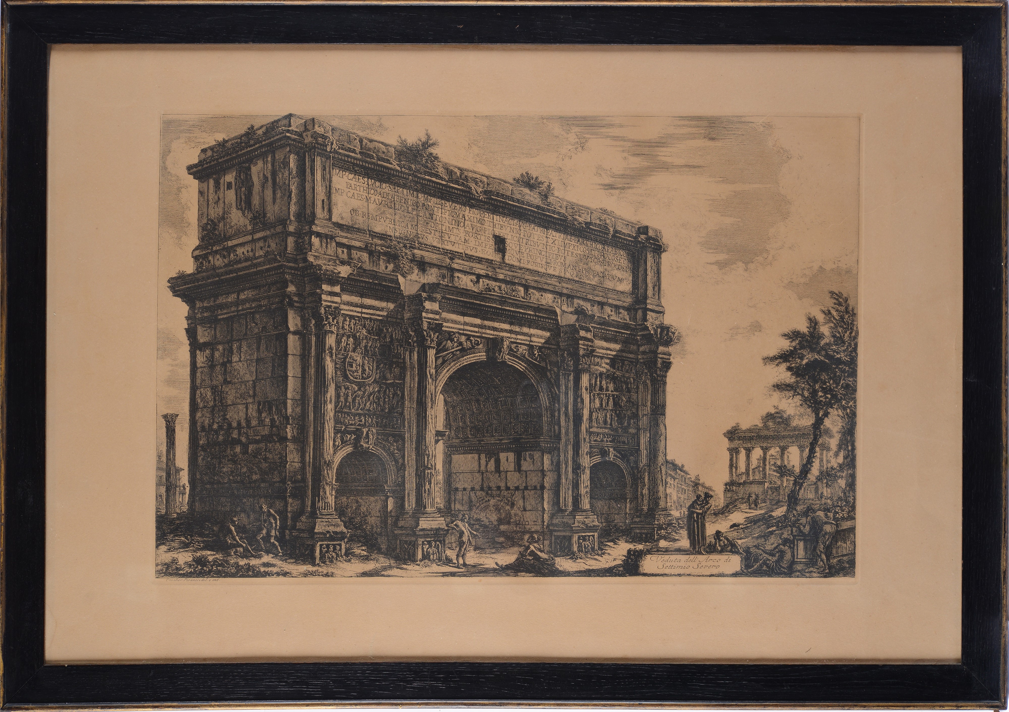 Giovanni Battista Piranesi - L'arco di Settimio Severo