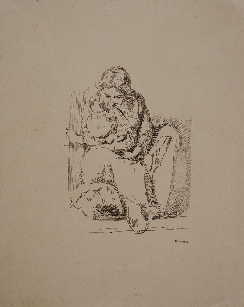 Niccolò Cannicci - Amore di Madre