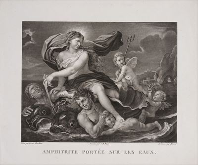 Amphritrite Portée Sur Les Eaux