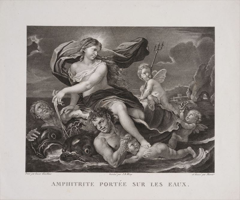 Henri Marais - Amphritrite Portée Sur Les Eaux