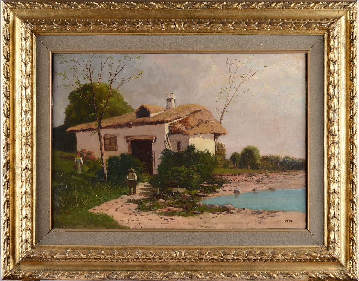 Guglielmo Ciardi - Casolare