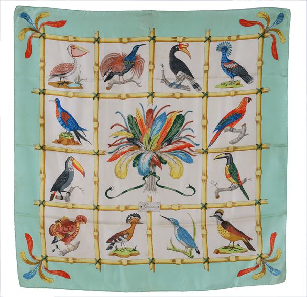 GUCCI - Foulard in seta