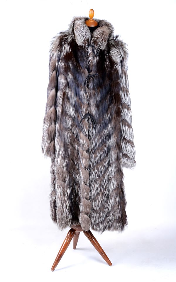 Cappotto in pelliccia reversibile