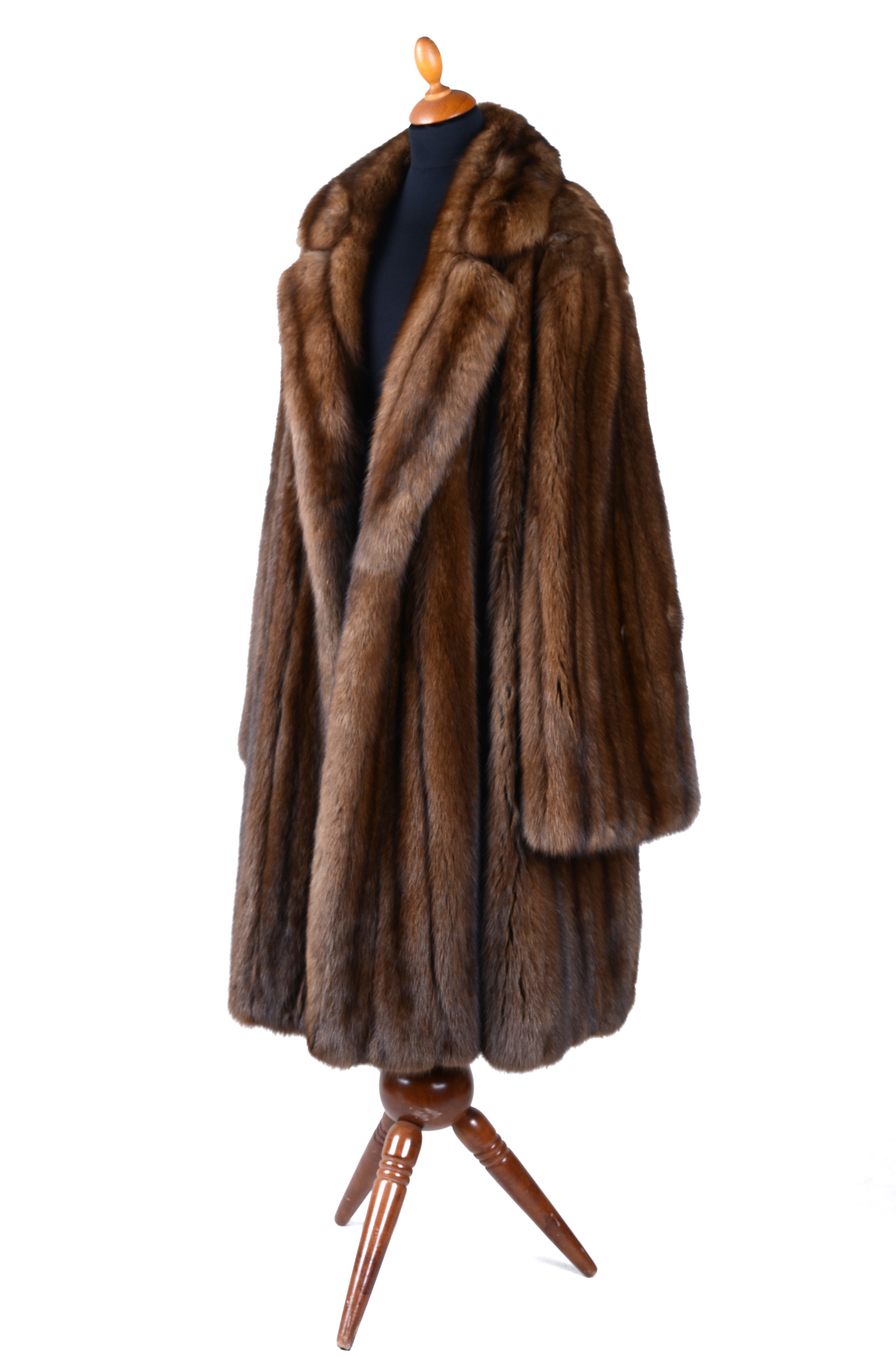 Lungo Cappotto in Visone