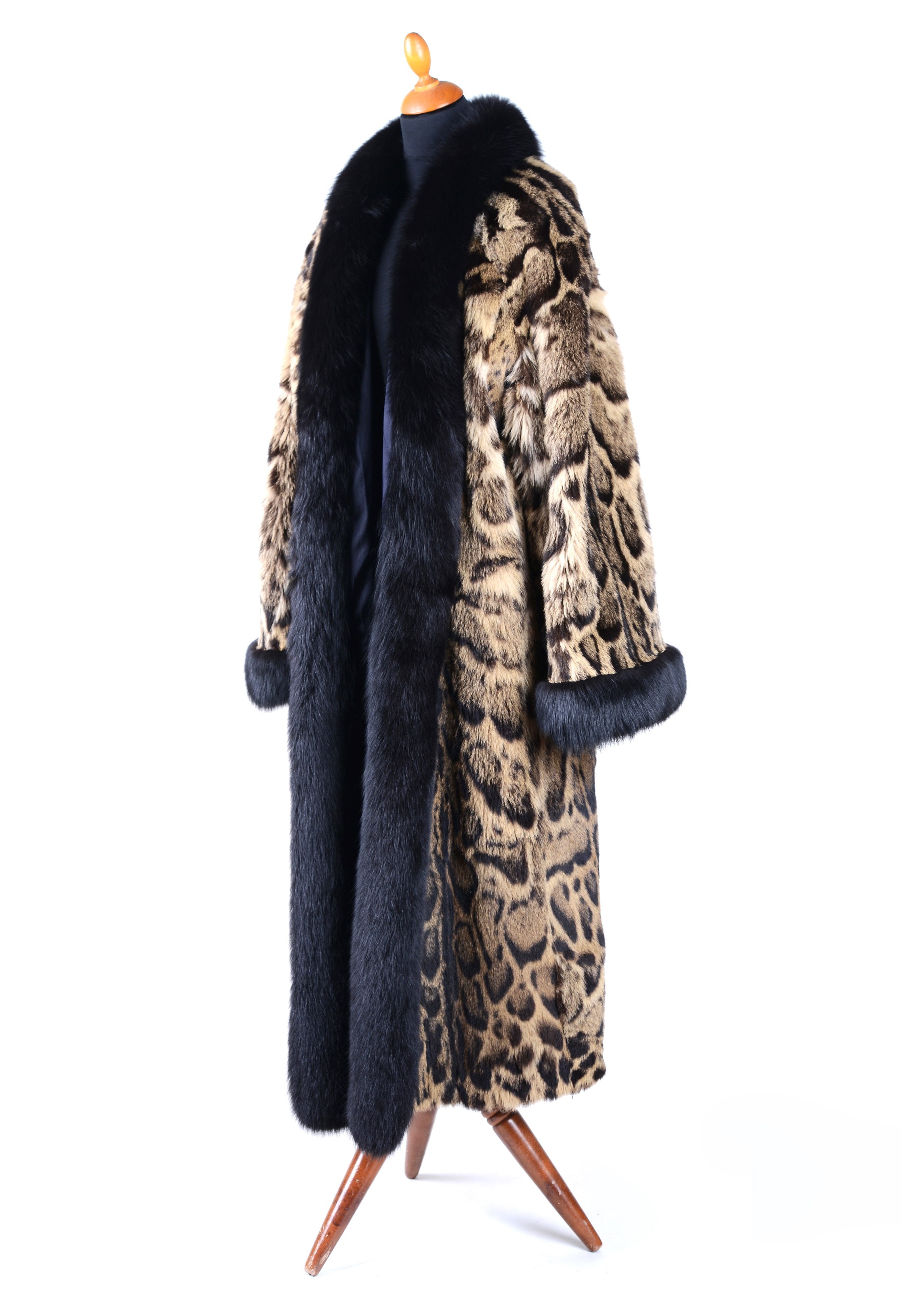 Lungo Cappotto in Pelliccia
