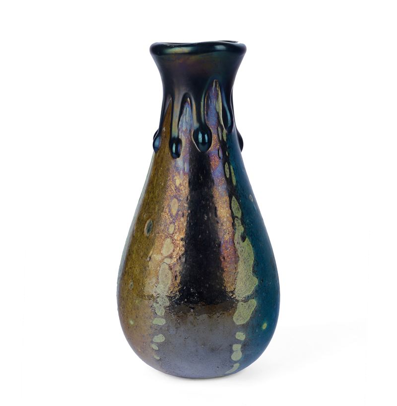 Vaso in Vetro Iridescente