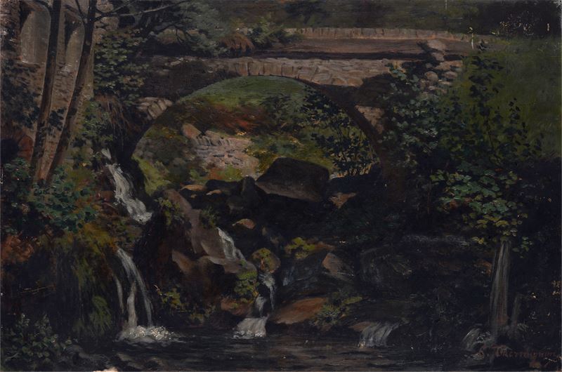 Carlo Thermignon - Bosco con Ponte