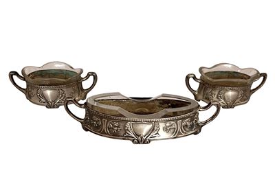 Serie di Tre Saliere in Argento