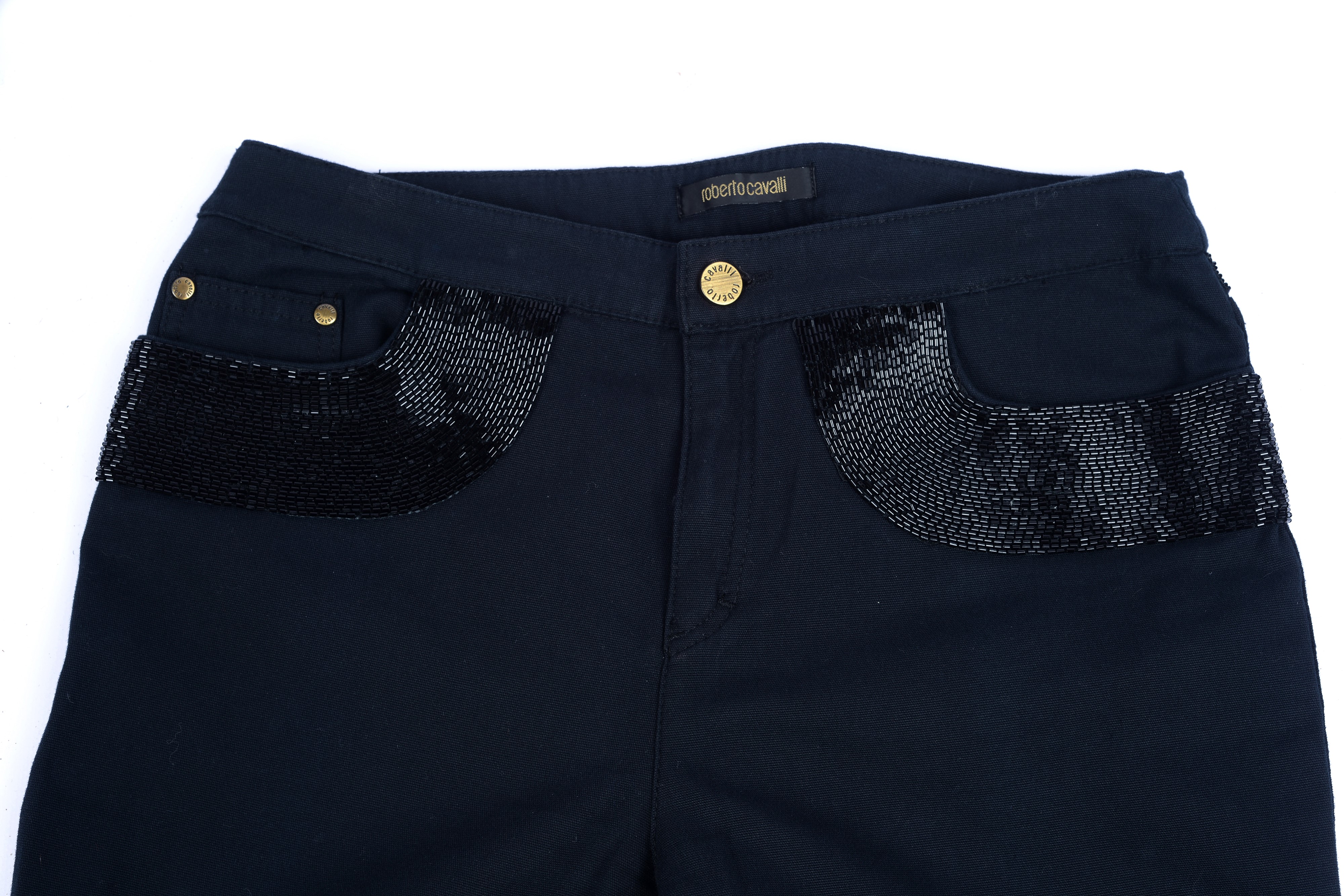 Pantalone in cotone nero