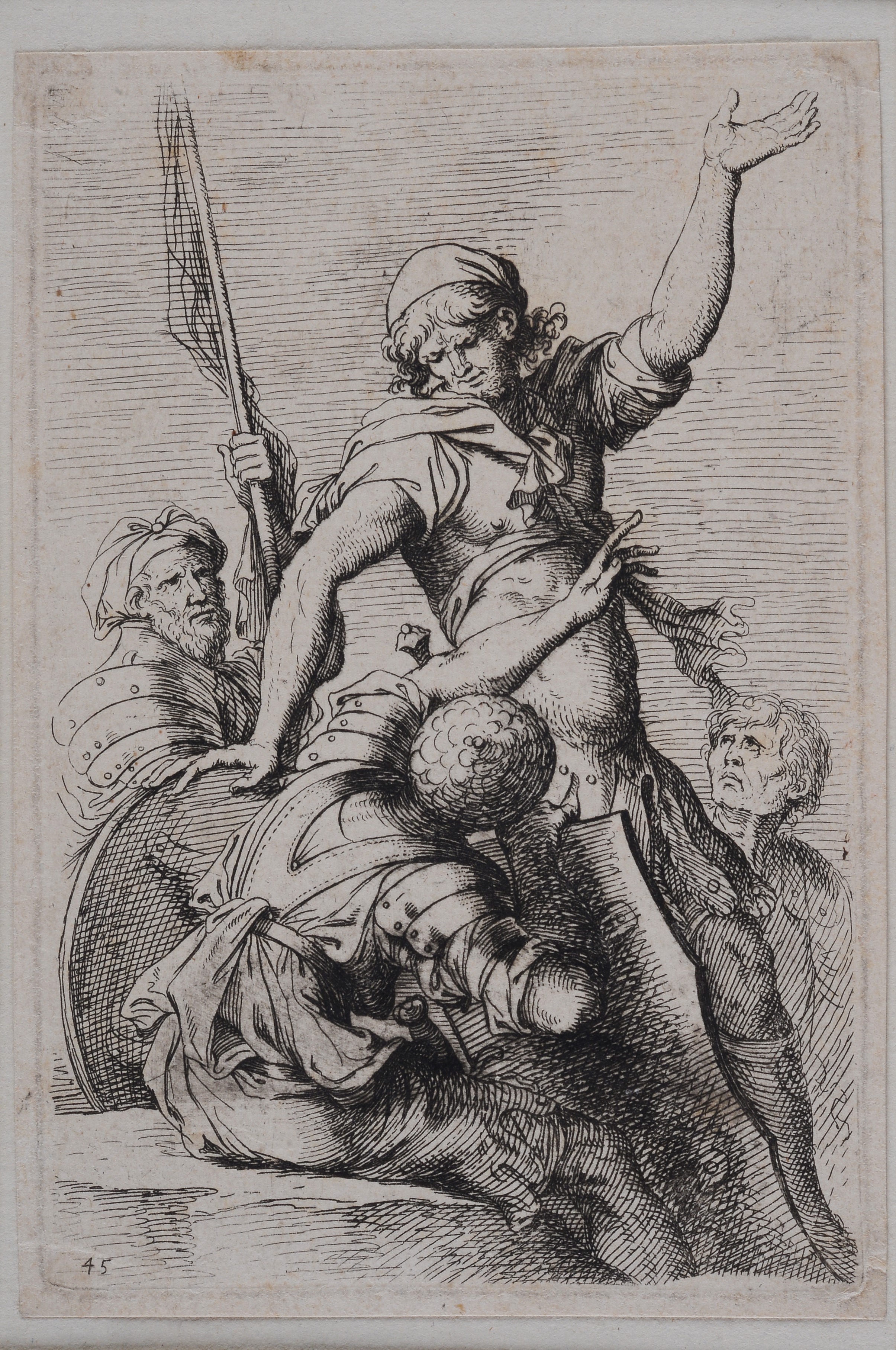 Salvator Rosa - Lotto Composto da 3 Incisioni