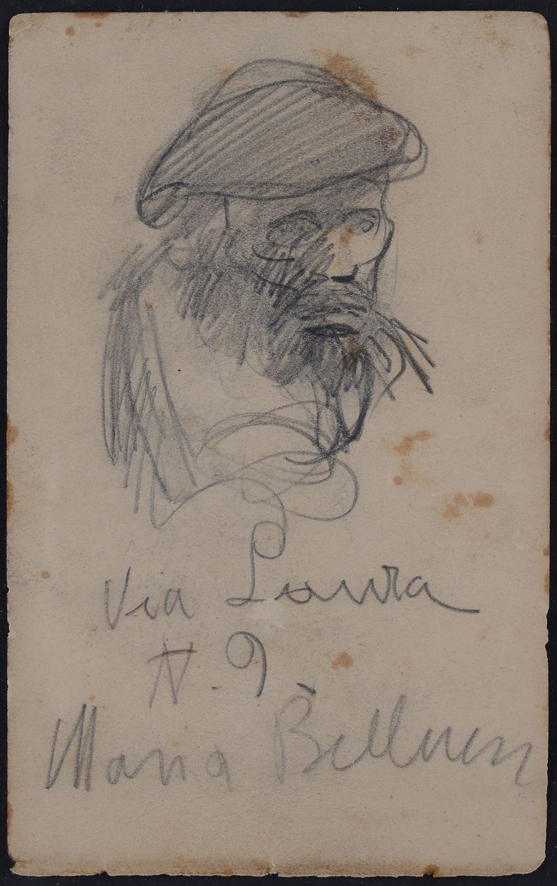 Lorenzo Viani - Uomo con Cappello