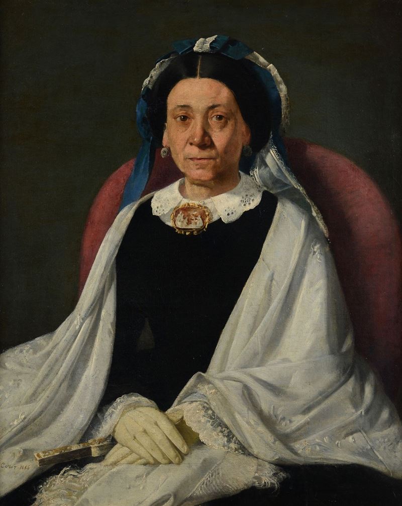Anonimo, XX Sec. - Ritratto di Signora