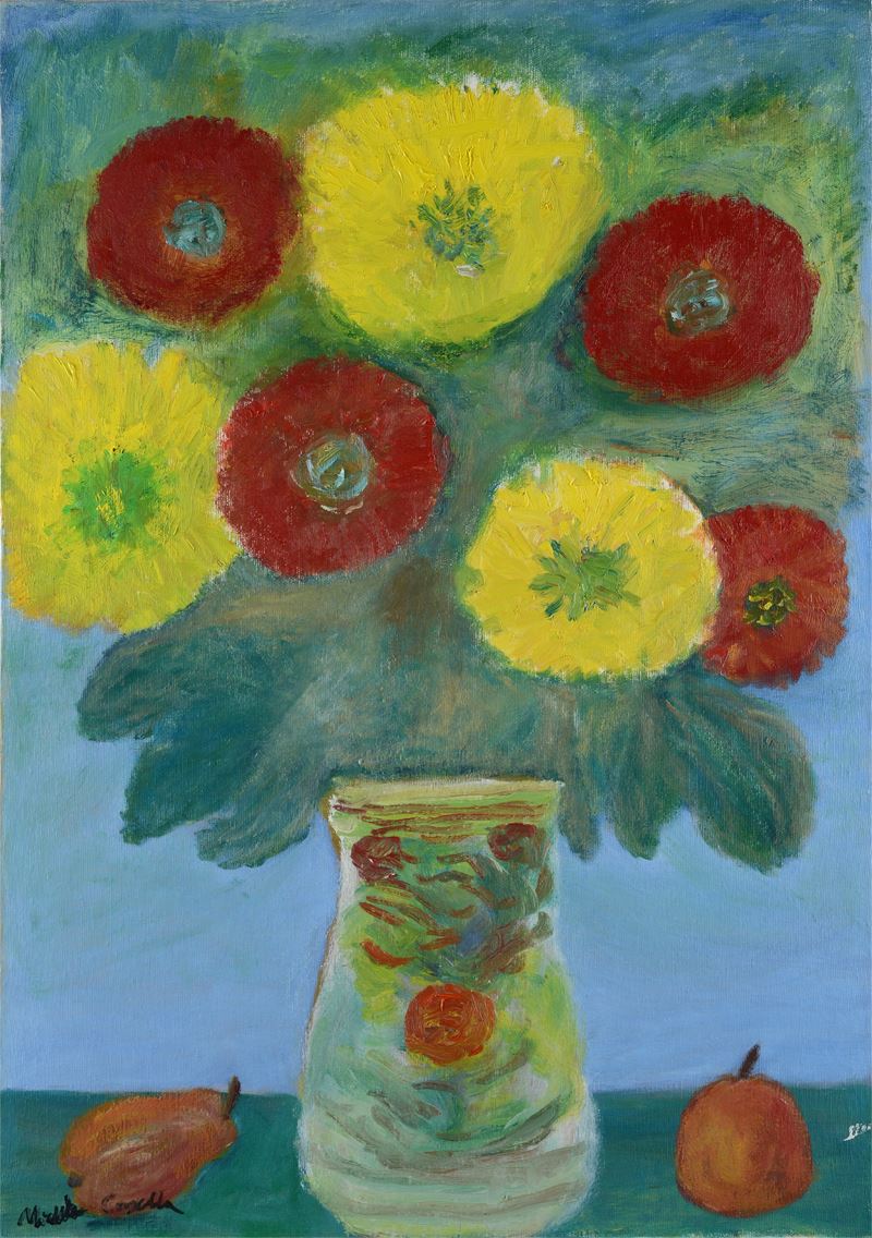 Michele Cascella - Vaso con Fiori