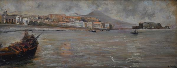Attilio Pratella - Veduta del Golfo di Napoli