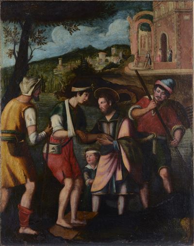 San Rocco Cura gli Infermi