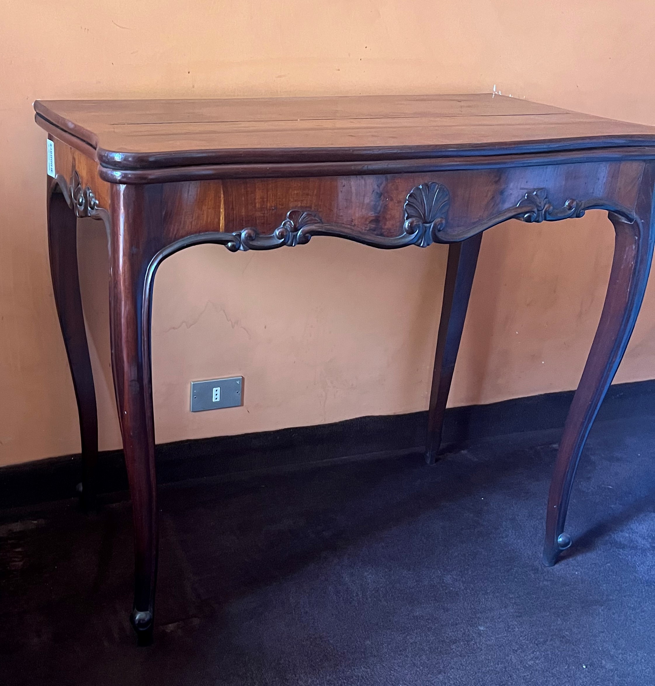 Tavolino da Gioco in Mogano