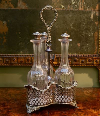 Cruet in Metallo Argentato