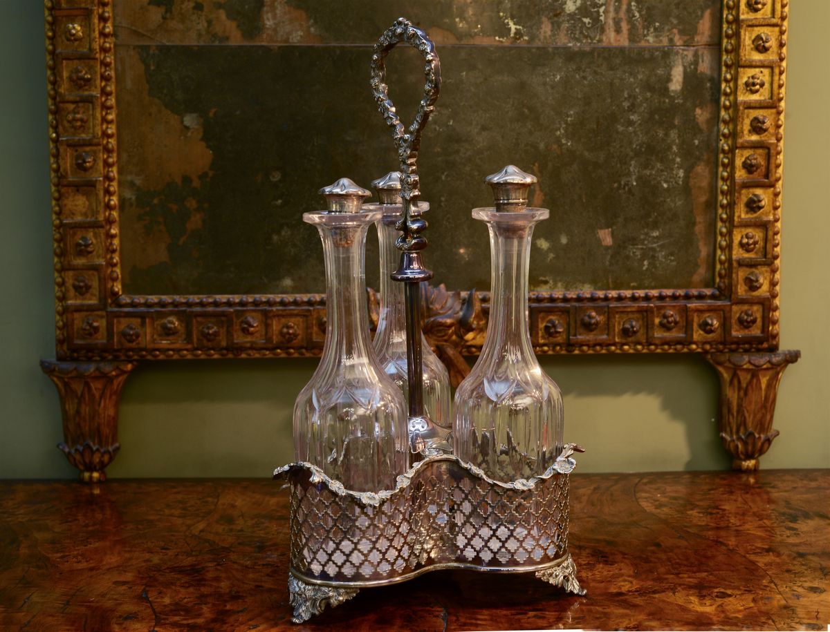 Cruet in Metallo Argentato