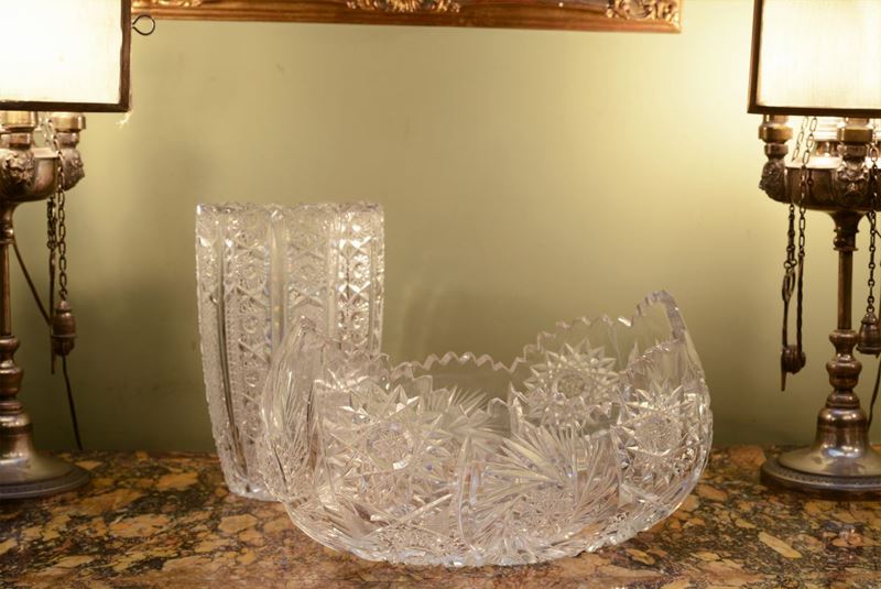 Centrotavola e Vaso in Cristallo