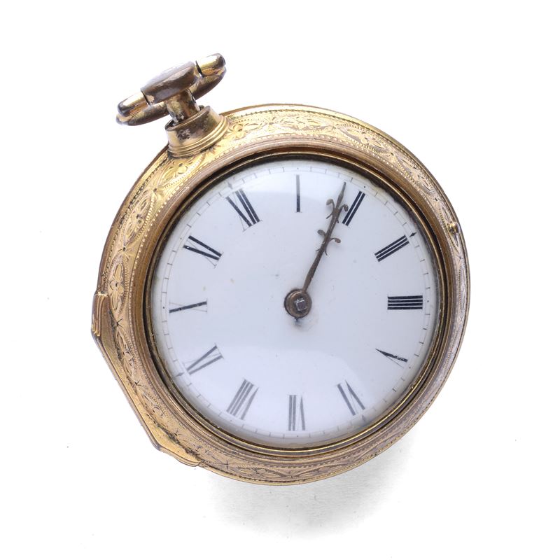 Orologio da Tasca in Metallo Dorato
