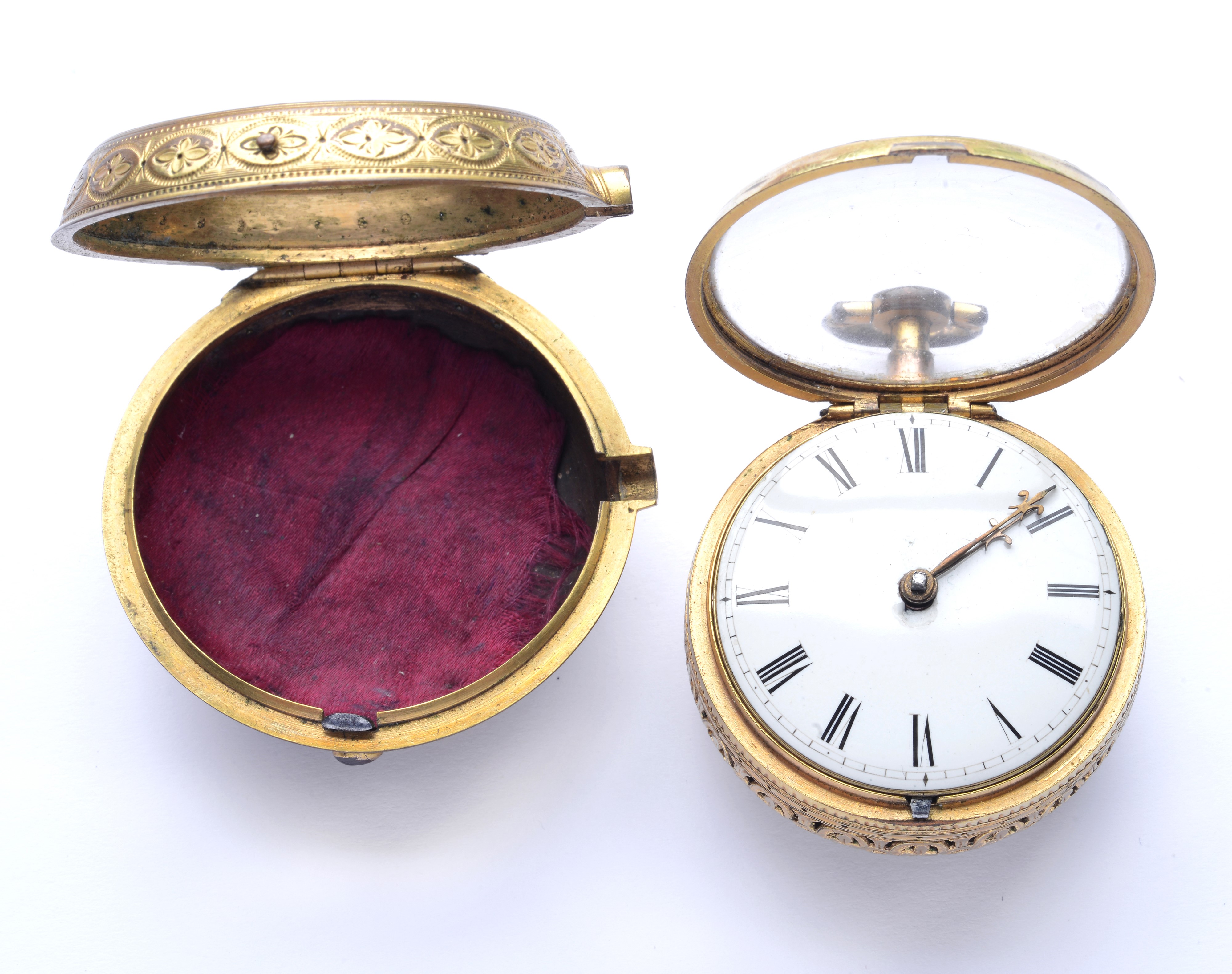 Orologio da Tasca in Metallo Dorato
