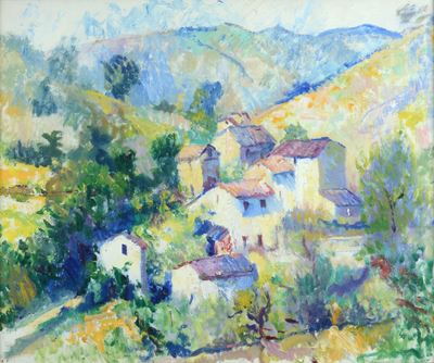 Paesaggio con Case