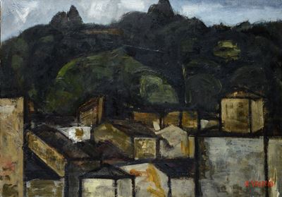 Paesaggio con Case